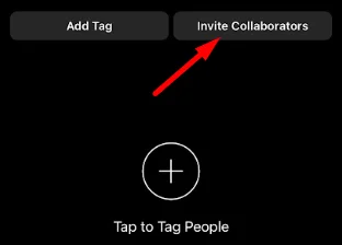 Instagram Invite Collaborator option