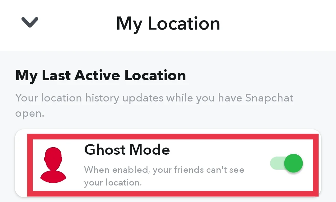 Snapchat Ghost Mode