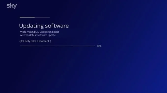 Update Sky Glass TV Software