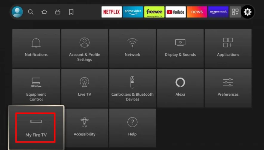 My Fire TV on Firestick