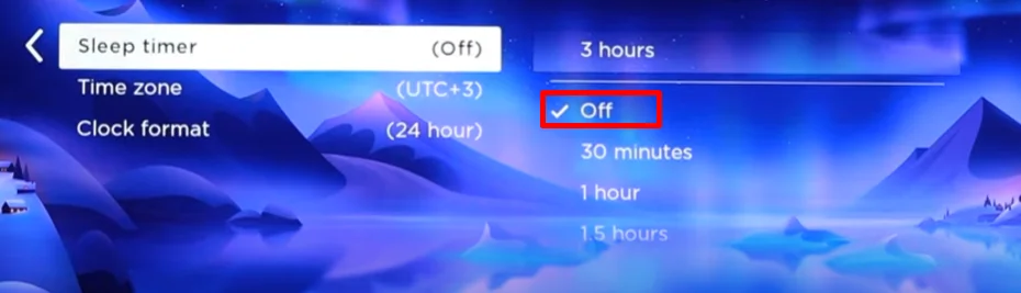 Roku TV Sleep Timer Turn Off