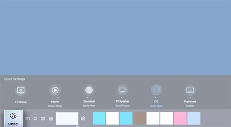 Samsung Smart TV Settings