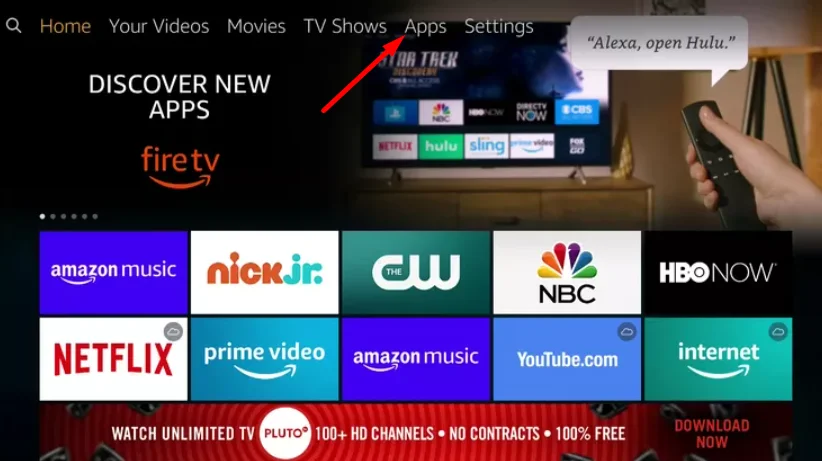 Apps section Firestick