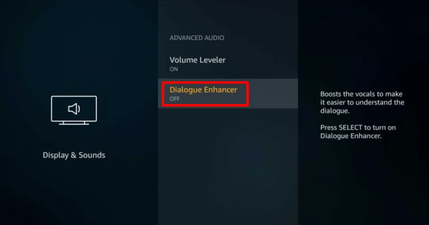 Dialogue Enhancer Firestick