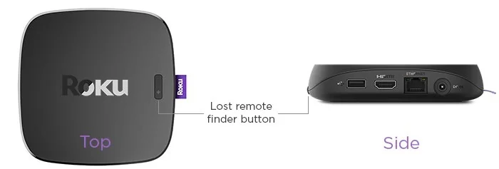 Roku Lost Remote Finder Button