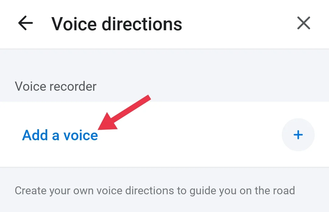 Add a voice on Waze app