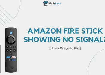 Amazon Fire Stick Showing No Signal