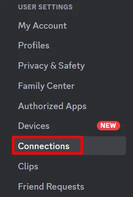 Discord connections