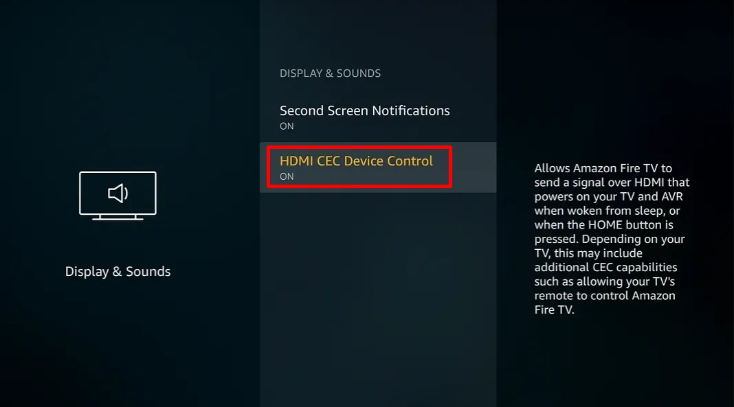 HDMI-CEC Device Control on Firestick