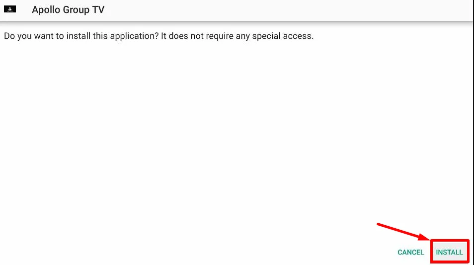 Install Apollo Group TV on Firestick