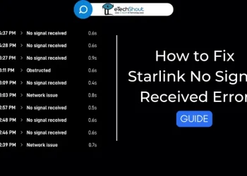 Fix Starlink No Signal Received Error