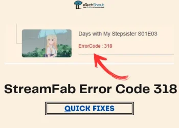 Fix StreamFab Error Code 318