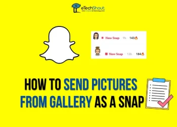 How to Send Pictures From Gallery as a Snap