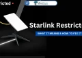 Starlink Restricted Meaning and Fix