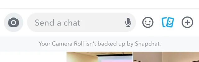Your Camera Roll Isn't Backed Up by Snapchat‍