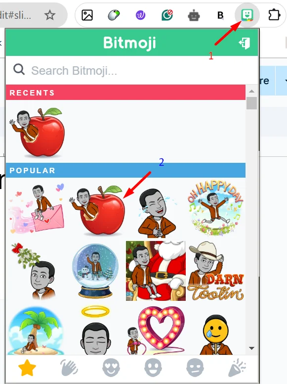 Adding Bitmoji to Google Slides