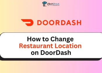 Change Restaurant Location on DoorDash