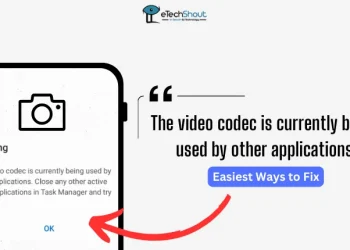 Fix the video codec is currently being used by other applications