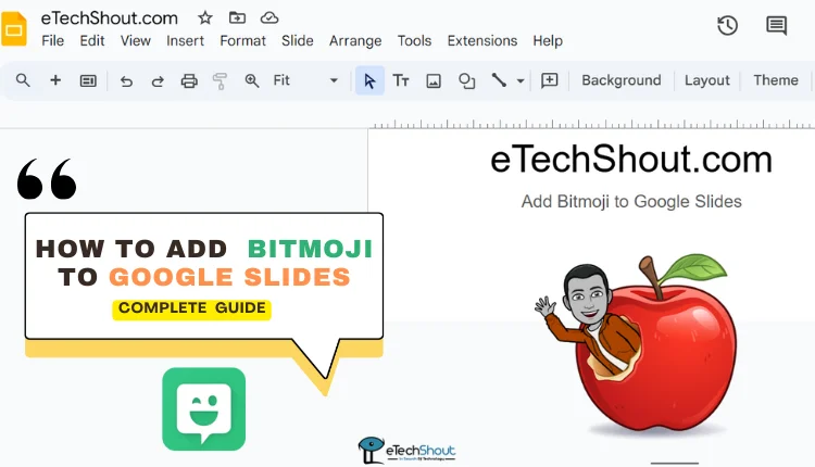 How to Add Bitmoji to Google Slides