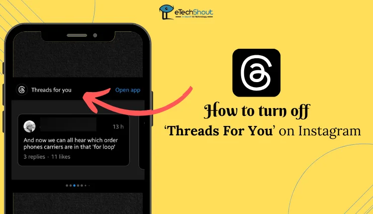 Turn Off Threads For You on Instagram