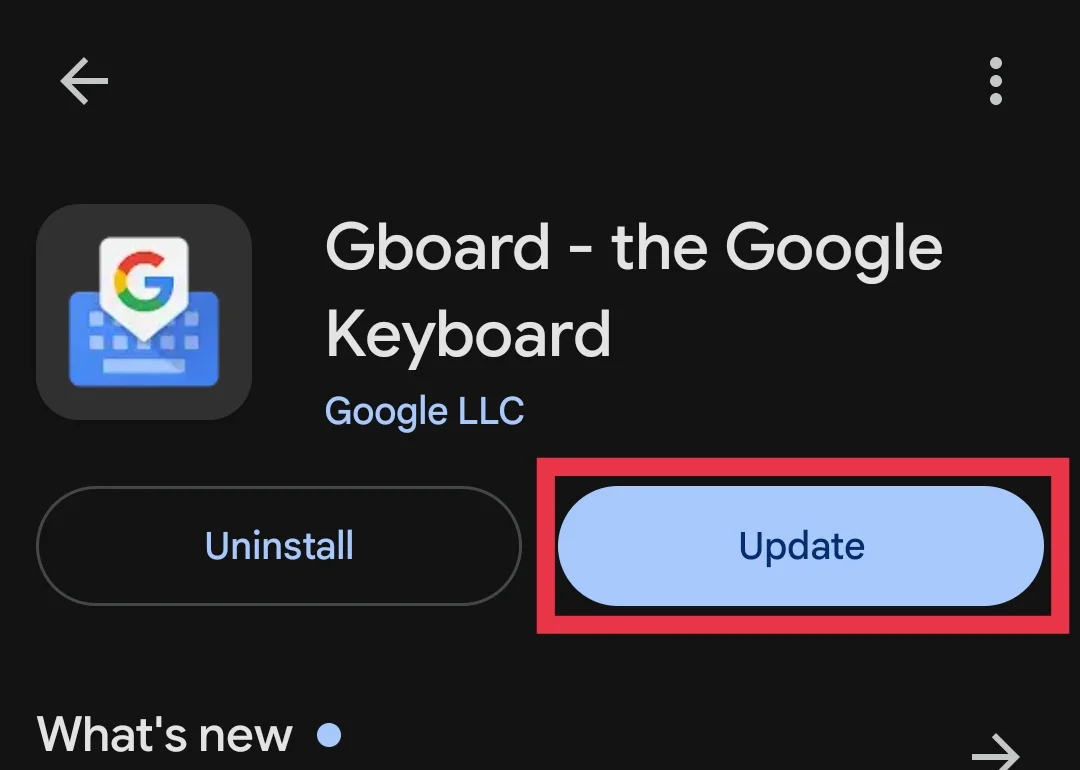 Update Gboard