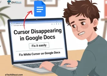 How to fix cursor disappearing or turning white in Google Docs by changing mouse settings