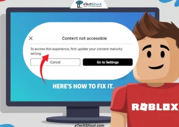 Guide to fix the "Content not accessible" error in Roblox by updating content maturity settings