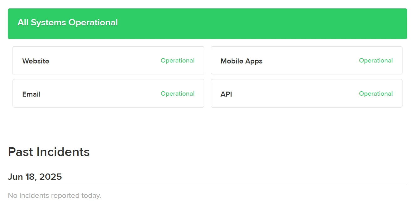 Check OkCupid server status for outages or maintenance updates