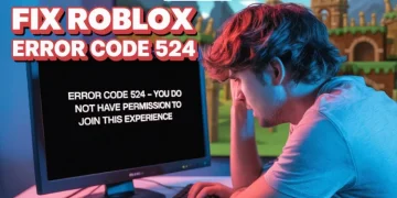 Step-by-step guide to fix Roblox Error Code 524
