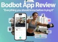BodBot App Review showing AI personal trainer features and overview of the app