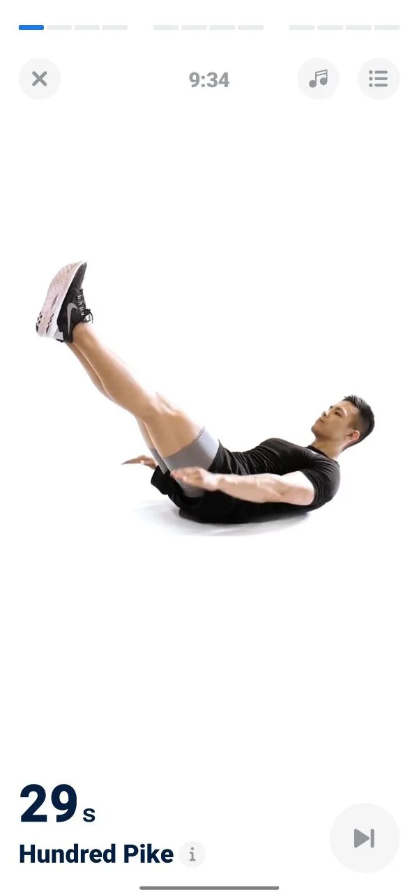 Fitify app showing animation of exercises for proper form