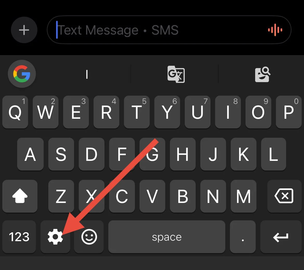 Long press the settings button on Gboard to open language options