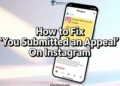 Step-by-step guide to fix the “You submitted an appeal” message on Instagram