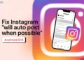 Step-by-step guide showing how to fix the Instagram “Will Auto Post When Possible” error on Android and iPhone
