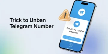Step by step guide showing how to fix the Telegram this phone number is banned error