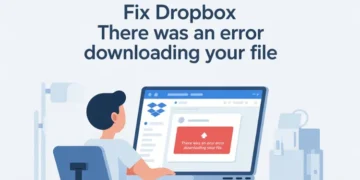 Step by step guide to fix Dropbox There Was An Error Downloading Your File and download files without issues