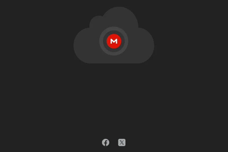 Mega website stuck on loading screen showing file loading error
