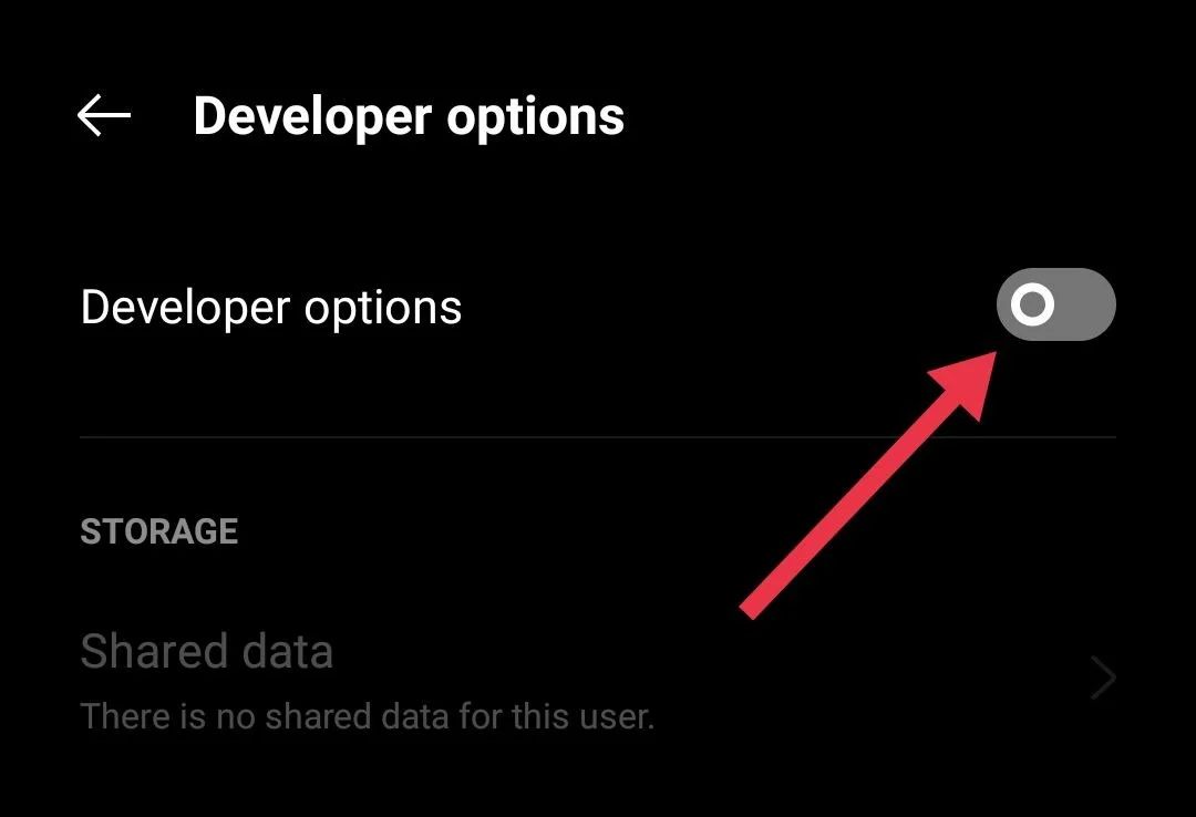 Open Settings, go to Developer options, and switch off the toggle to disable it on your Android phone