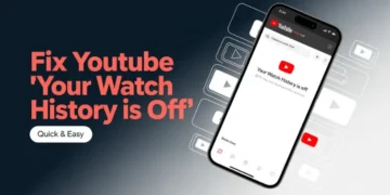 Steps to fix YouTube Your watch history is off issue