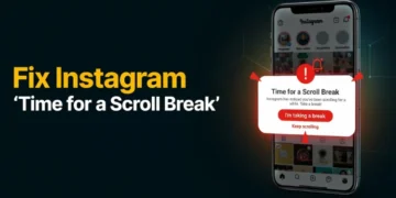 Quick and simple guide on how to fix Instagram Time for a Scroll Break popup