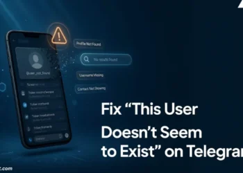 Guide to fix the "This user doesn't seem to exist" error on Telegram