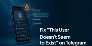 Guide to fix the "This user doesn't seem to exist" error on Telegram
