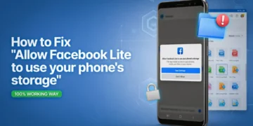 Complete guide showing how to fix the "Allow Facebook Lite to Use Your Phone's Storage" error when downloading files from Facebook groups on Android phones