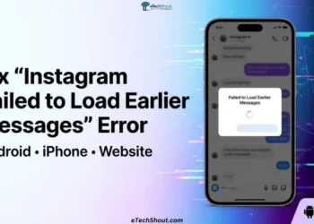 Guide showing how to fix the Instagram Failed to Load Earlier Messages error on Android, iPhone, and the web version