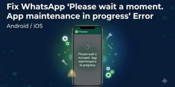 How to fix WhatsApp “Please wait a moment. App maintenance in progress” error on Android and iOS