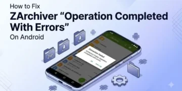 How to fix ZArchiver Operation Completed With Errors on Android