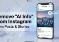 How to remove AI Info from Instagram posts and Stories using different methods